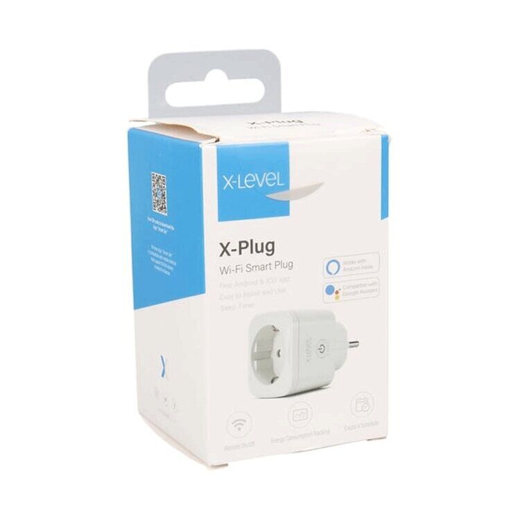 X-LEVEL AKIM KORUMALI WI-FI AKILLI PRİZ 16 AMPER