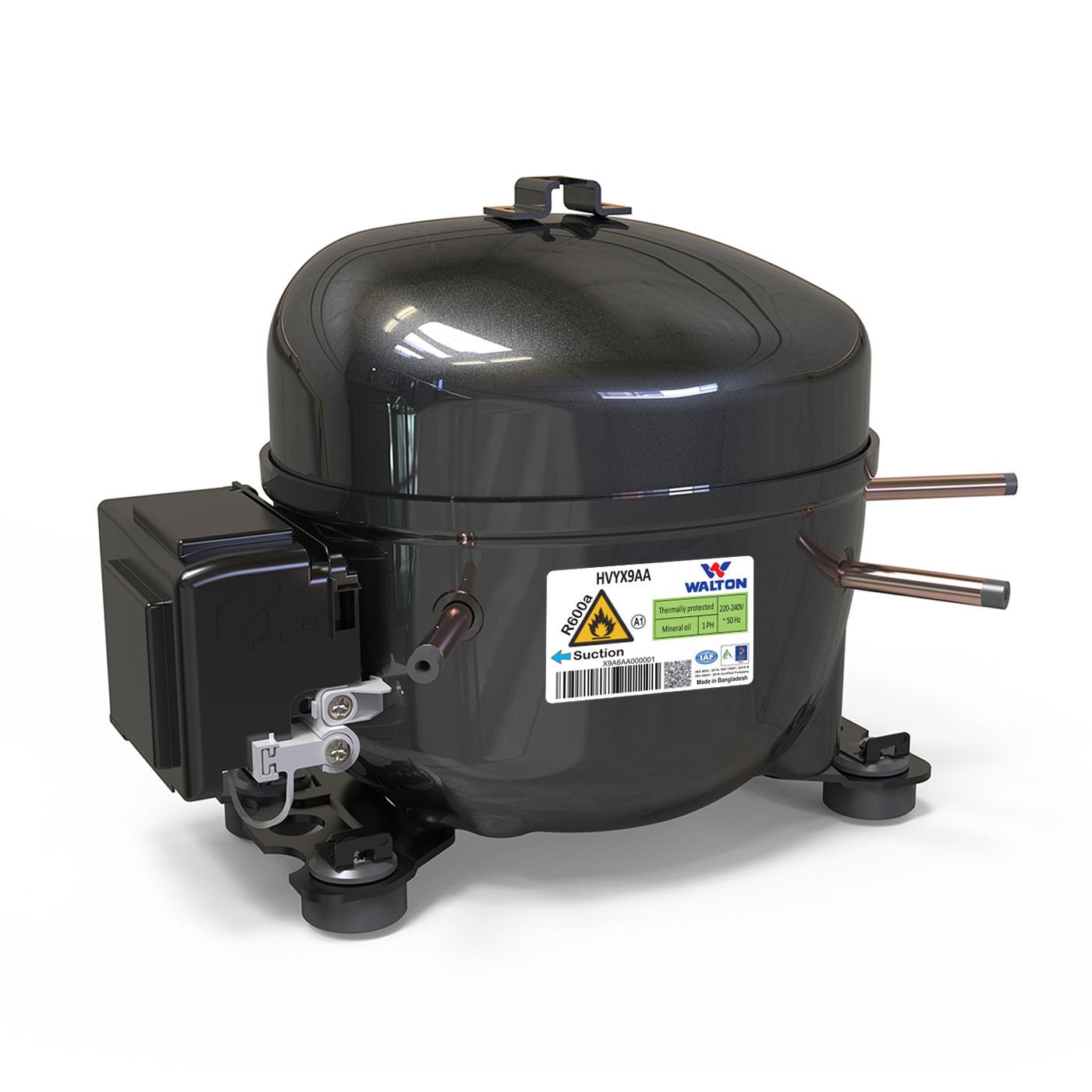 HVYX9AA 1/4+ R600A KOMPRESÖR WALTON