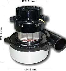 Universal Süpürge Motoru Çift Fanlı Egzostlu ( Bakır Sargılı ) 220V - 1400W