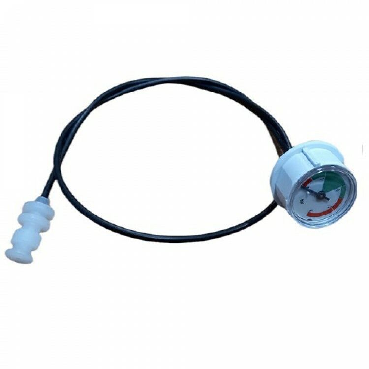 KOMBİ MANOMETRE (WIKA) BOSCH BUDERUS WORCESTER SANICA 31219385 PLASTİK UZUN BORULU GEÇME Ø27MM 500MM