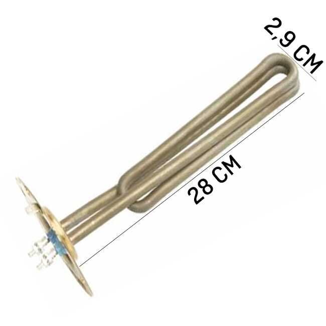 230V 2800W L:28cm YUVARLAK FLŞ.REZ. M4 SULU ÖB.5