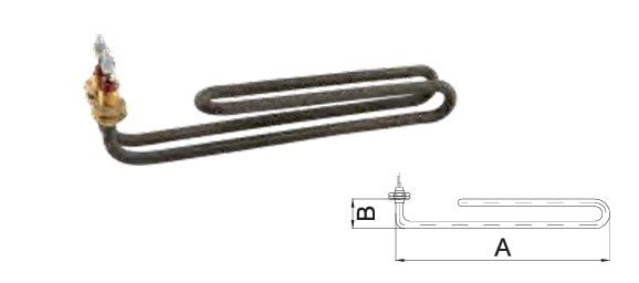 GİYOTİN KAZAN REZİSTANSI 230V / 3000W - L : 25 CM