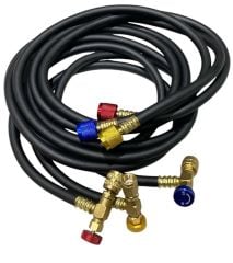LX-HORTUM R410 SİYAH 3 VANALI MAVİ VE KIRMIZI