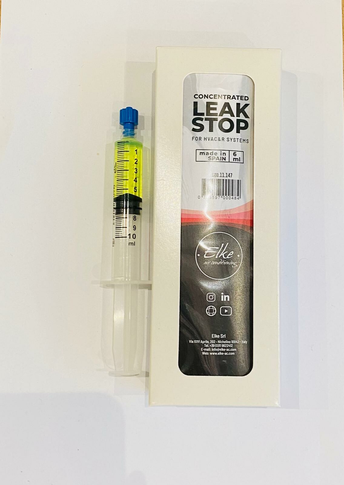 Gaz Kaçak Tıkama Elke Universal R134A - 6 Ml