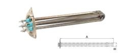 380/22ov 3•2ooow L:30CM BÜYÜK ÜÇGEN FLANŞ M4 SULU