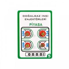 Ocak-Fırın Piyasa Tip Doğalgaz Enjektör - 5 'lik