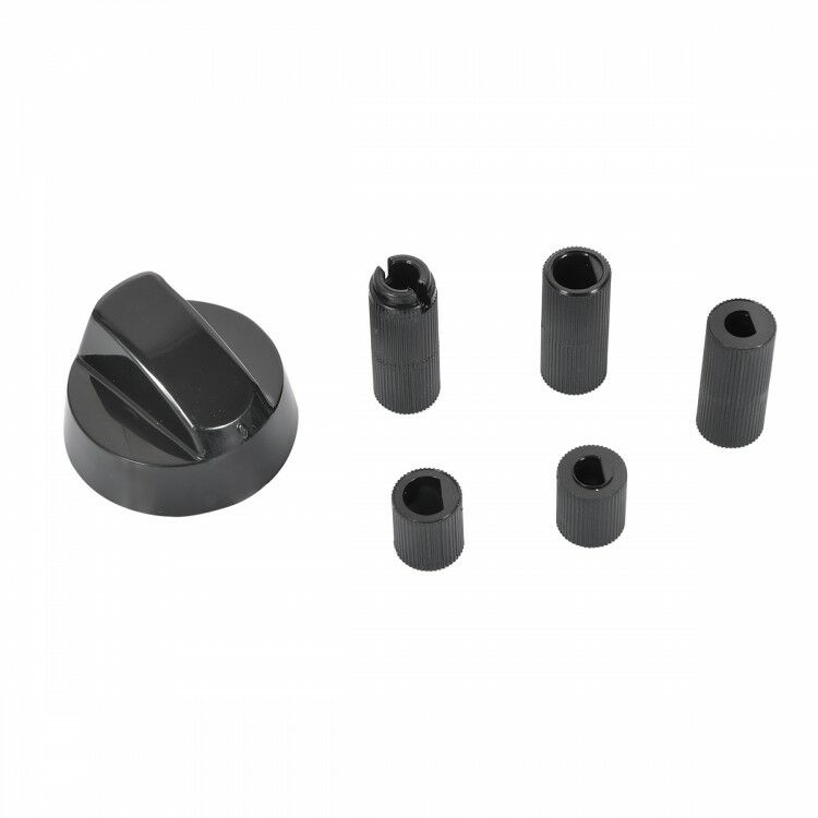 Ocak Düğme 5 Adaptörlü - Siyah