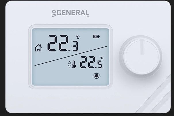 GENERAL MİTRA HT250 RF KABLOSUZ ODA TERMOSTATI