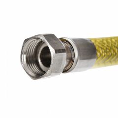 150 cm 1/2'' - 1/2'' Örgülü Gaz Flex Paslanmaz