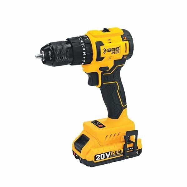 SGS DARBELİ MATKAP VİDALAMA SETİ 20V/2.0Ah SGS5530