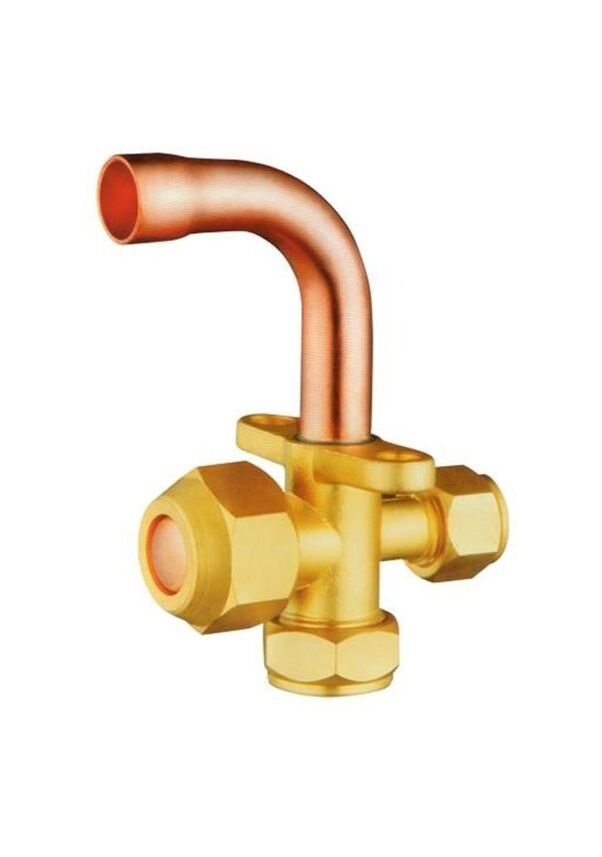 Klima Servis Vanası Eğri 3/8